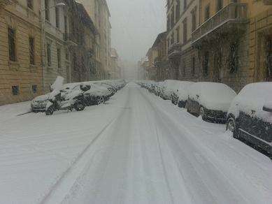 RENZI, Neve a Firenze atto secondo