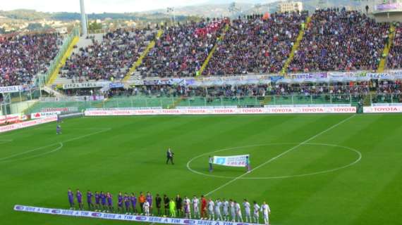 FIORENTINA-ATALANTA, Squadre in campo