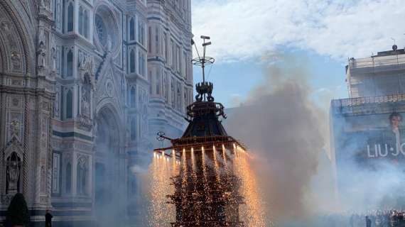 SCOPPIO DEL CARRO, Volo perfetto della colombina