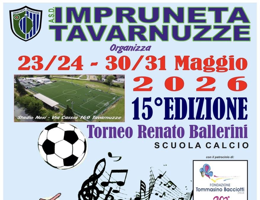 Torneo Ballerini, lunedì 11 maggio la cena per la presentazione