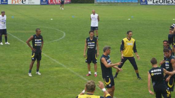 QUI PARMA, Oggi doppio allenamento sotto la neve