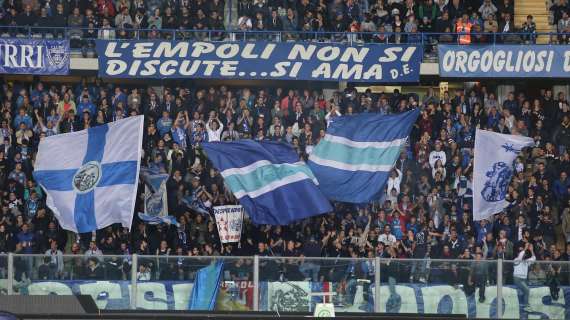 QUI EMPOLI, In arrivo oltre 1500 tifosi azzurri