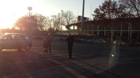 FOTO FV, L'agente di Sepe al Centro Sportivo