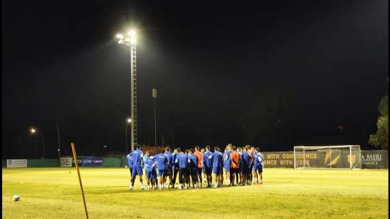 FOTO FV, Apoel in campo per la rifinitura pre partita