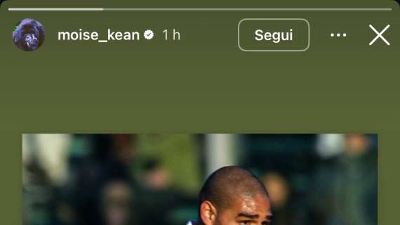 Kean si unisce agli auguri di compleanno della Fiorentina per Adriano: la foto su Instagram