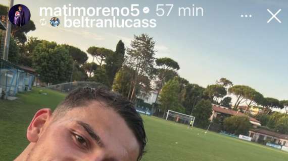 In attesa del ritiro (e del mercato) Beltran e Moreno si allenano insieme