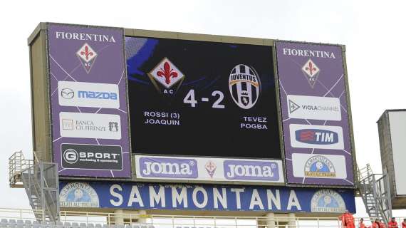 FOTO FV, Fiorentina-Juve 4-2, un anno dopo