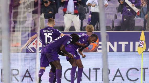 SERIE A, La classifica: Fiorentina quarta a pari merito