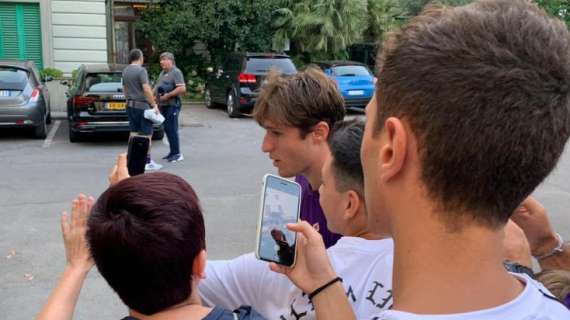 VIDEO-FOTO FV, Fiorentina rientrata in albergo