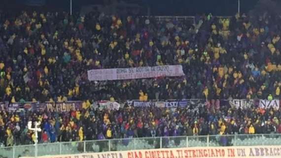 FOTO FV, Ironia anti-Roma in Curva Fiesole