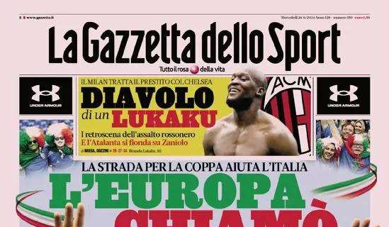 RASSEGNA STAMPA, Le prime pagine dei quotidiani