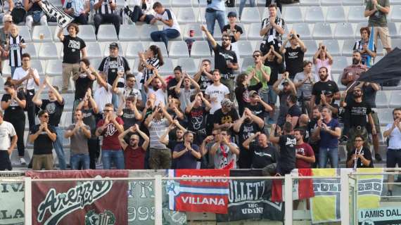 UDINESE, Al Franchi saranno presenti circa 250 tifosi