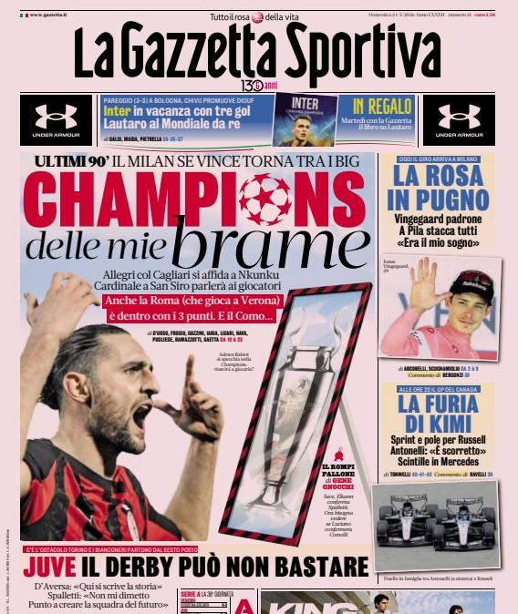Rassegna stampa, ecco le prime pagine dei quotidiani