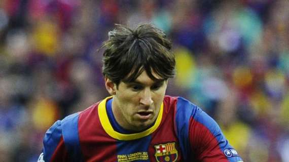 MESSI, Espressione colorita per il gol subito