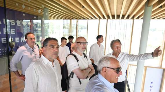 Merlo e gli altri campioni di Coppa del '75 oggi al Viola Park: ecco tutte le foto