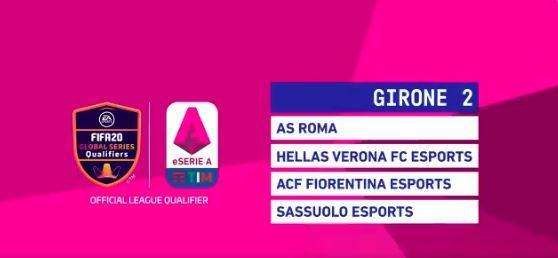 FOTO, ESports: ecco i due gironi con la Fiorentina
