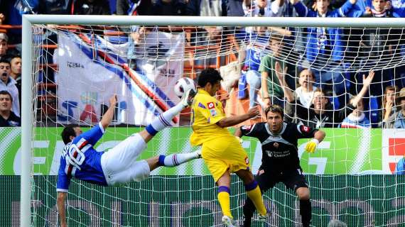 SAMP-FIORENTINA, Viola in vantaggio all'intervallo