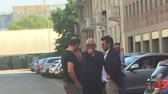 FOTO FV, Corvino è arrivato all''Hotel Melià