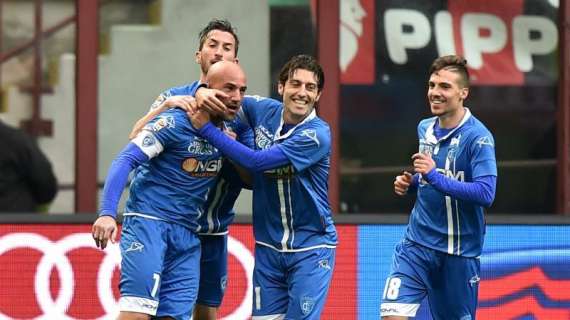 MILAN-EMPOLI 1-1, Maccarone risponde a Destro