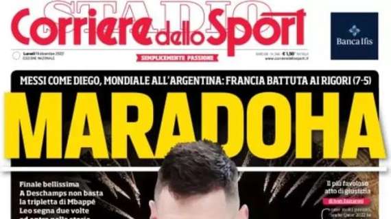 RASSEGNA STAMPA, Le prime pagine dei quotidiani