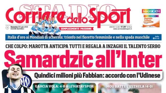 RASSEGNA STAMPA, Le prime pagine dei quotidiani