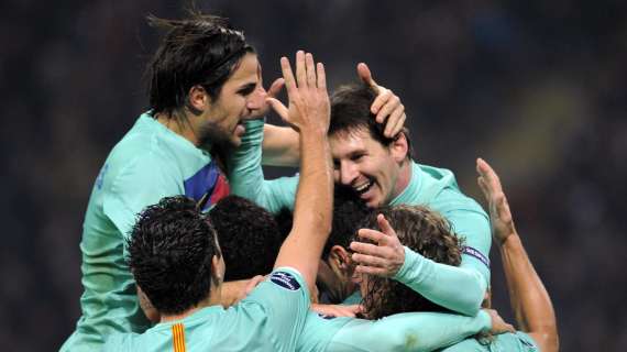 CHAMPIONS, Milan-Barcellona 1-2 all'intervallo