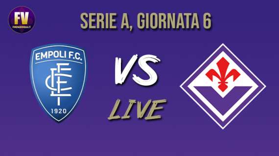 EMPOLI-FIORENTINA 0-0, Rivivi il live di FV