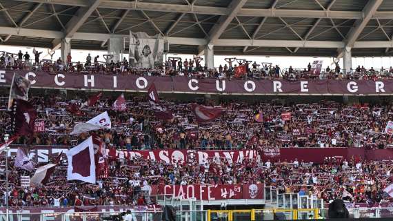 TORINO, Coi viola curva senza striscioni per protesta