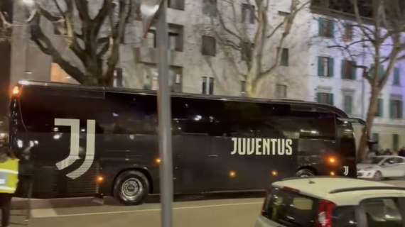 VIDEO FV, Pullman della Juve arrivato al Franchi