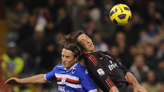 SAMP-MILAN, Pazzini risponde a Robinho