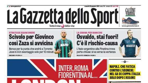 GAZZETTA, JC11: i 26 mln del Chelsea sono pochi 