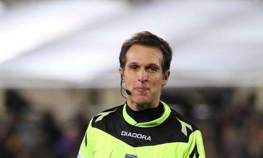 ARBITRI, Big match a Banti. Rocchi a Bergamo