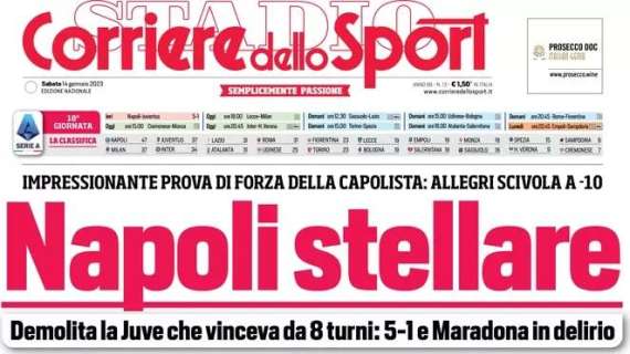 RASSEGNA STAMPA, Le prime pagine dei giornali