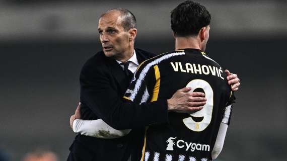Vlahovic via dalla Juventus? Ci pensa l'ex Allegri per il Milan