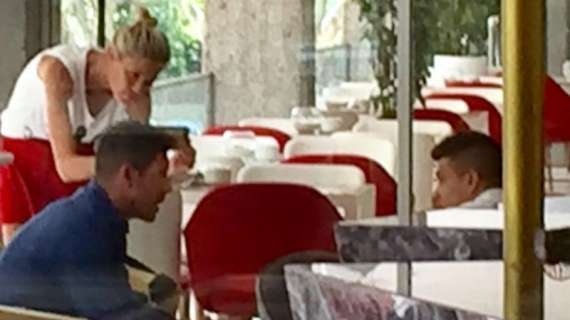 FOTO FV, Incontro tra Simeone sr e il Cholito