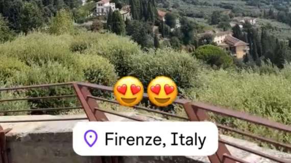 DE GEA, Amore con Firenze: già colpito dal panorama