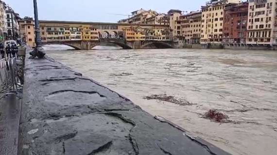 Allerta rossa per rischio idraulico nelle province di Firenze, Pistoia e Pisa