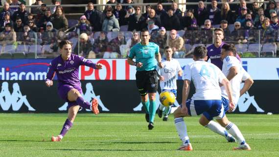 Fiorentina Como 0-1, ospiti in vantaggio: all'intervallo decide il gol di Diao