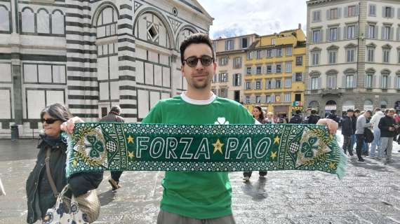 Duemila greci a Firenze coi "rinforzi" romanisti: la giornata dei tifosi del Panathinaikos