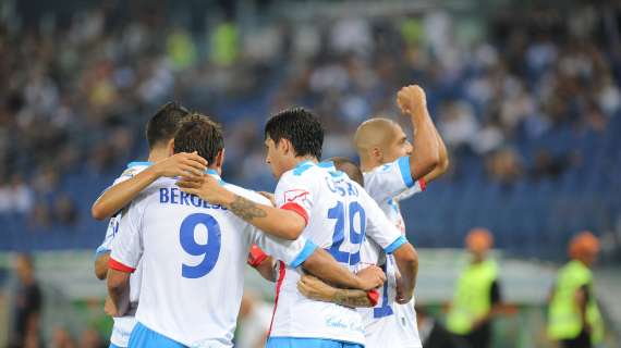 SERIE A, Pari Napoli, Catania aggancia i viola