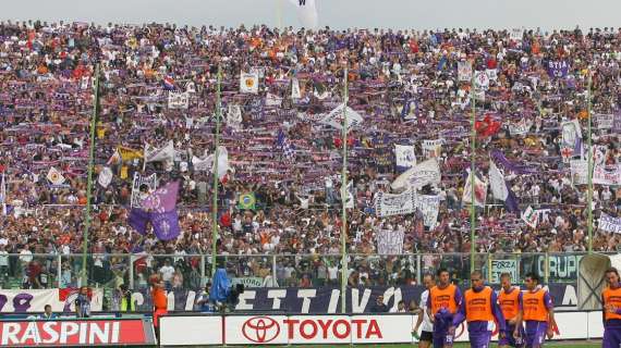 FIORENTINA-CHIEVO, Striscione ironico in Fiesole