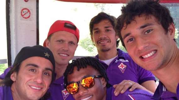 MOENA, Pomeriggio di relax per Cuadrado & co.