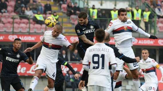 SERIE A, L'Inter vince 3-1 contro il Genoa