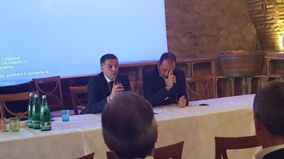 FOTO FV, Il dt Angeloni alla Conference Scouting