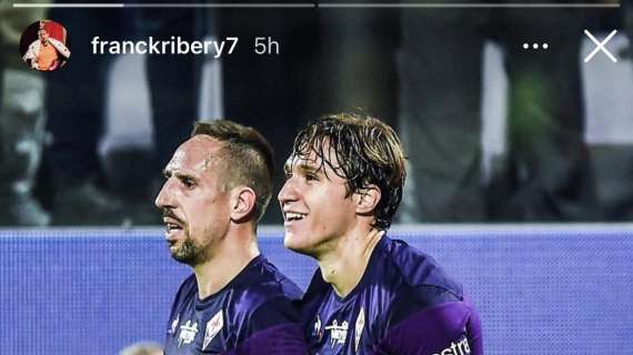 FOTO, Ribery a Chiesa: "Forza, amico mio"