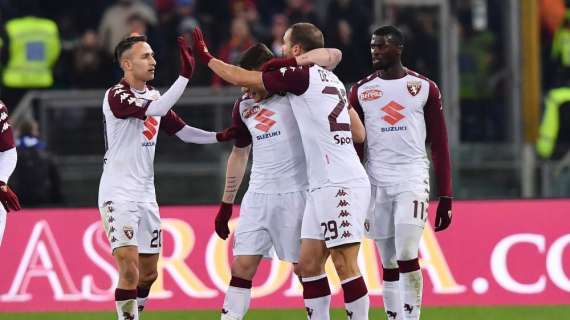 COPPA ITALIA, Toro corsaro a Roma: 2-1 e a quarti