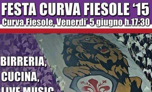 CURVA FIESOLE, Stasera la festa: il programma