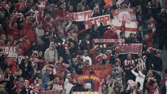 OLYMPIACOS, Scontro con i tifosi della Juventus