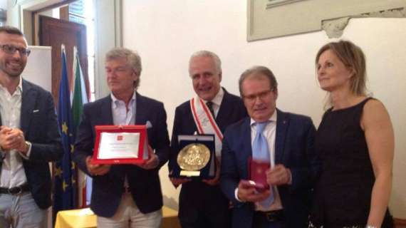 FOTO FV, La premiazione di Antognoni e Bacciotti