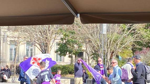 FOTO FV, In attesa della gara, Braga si colora di viola